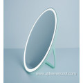 round light up mirror with smart touch sensor